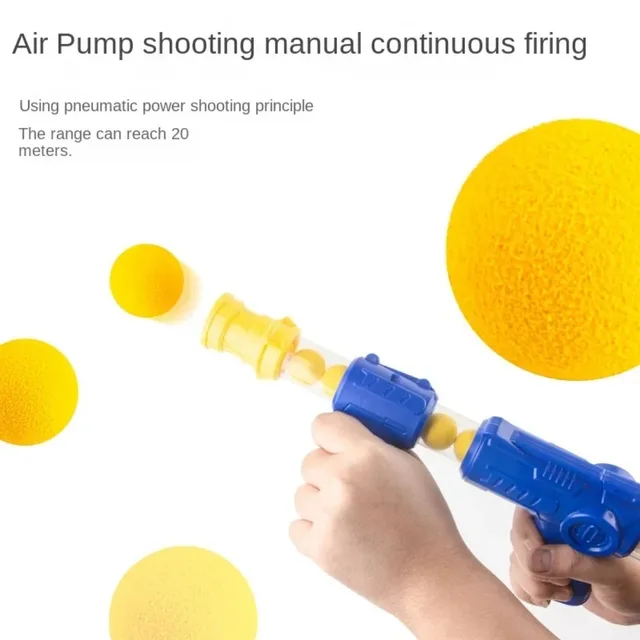 pet Toys Launch Training Interactive Shooter Gun Teaser Plush Ball Pet Creative Games Stretch Mini Pompoms Kittens Supplies 4