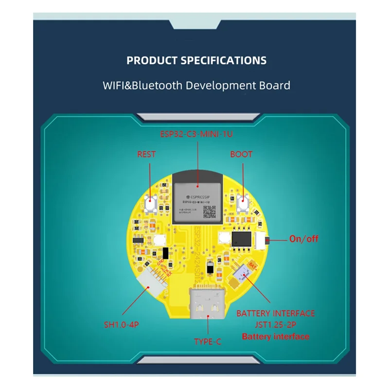 ESP32-C3 Wifi 블루투스 개발 보드 모듈 B