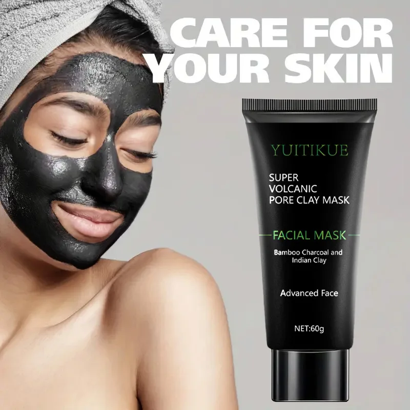 Volcanic Clay Mask - Contains niacinamide, glycerin, hyaluronic acid, lactic acid, moisturizing and oil control, cleansing the f