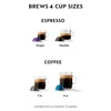 Single-Serve Centrifusion Coffee & Espresso Machine Nespresso VertuoPlus ENV150GY Gray Brewer Double Espresso Gran Lungo Capsule 5