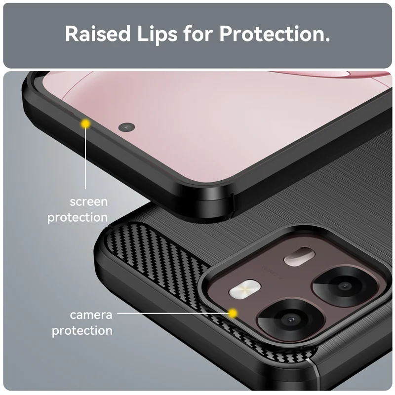 Wire Drawing Flexible TPU Shockproof Protective Case