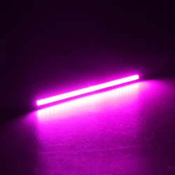 Universal Waterproof LED Daytime Running Lights - Set of 2, 17cm Fog Lamp Strips (Pink purple)
