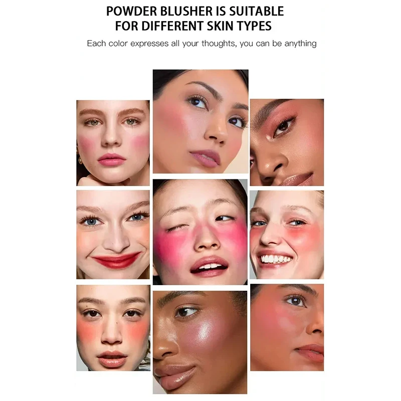 Cheek 3-in-1 Lip Tinted Moistured Blush Stick Silky Brighten Blush Cream Blusher Cosmetics Tubes Matte Contour Makeup Cosmetics 4