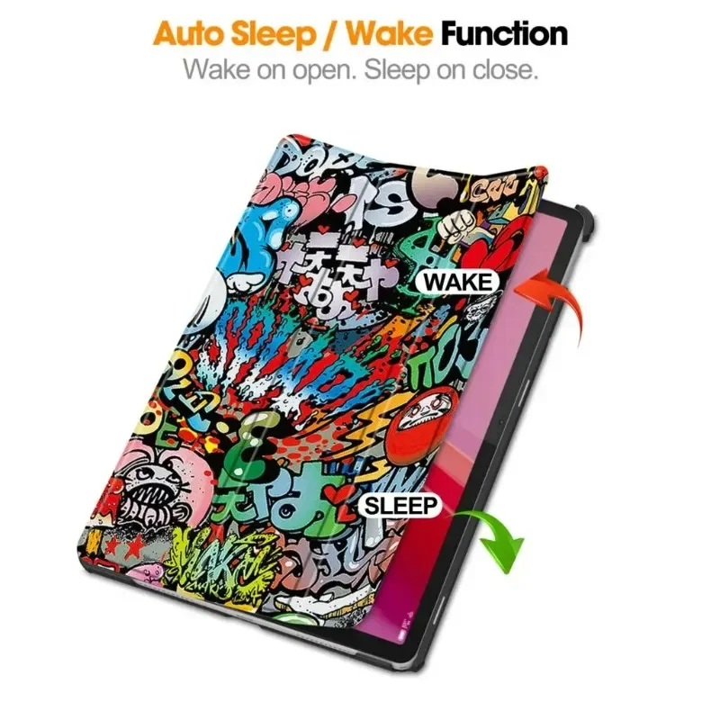 Tri-Folding Magnetic Soft TPU Back Cover with Stand