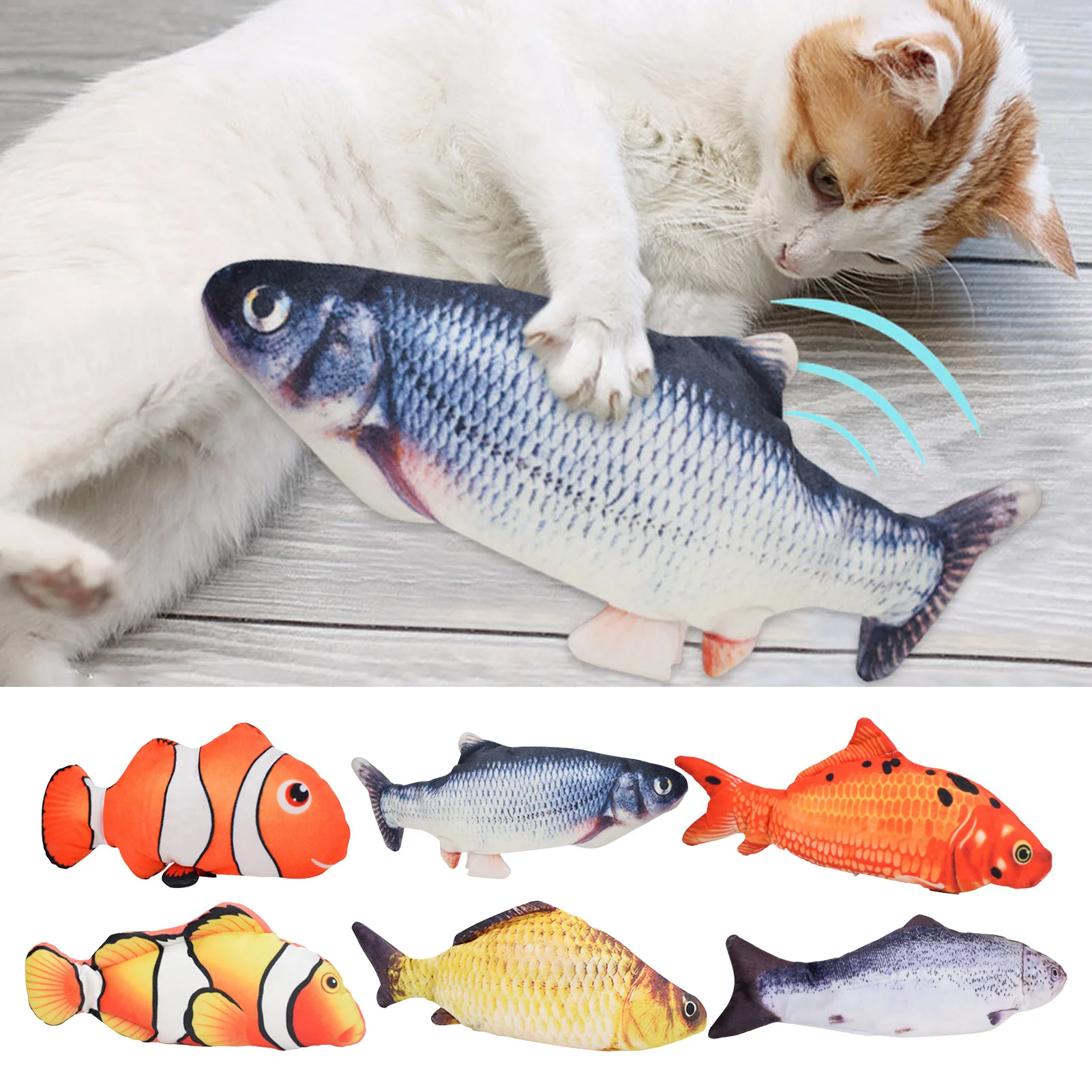 Floppy Fish zabawka dla kota kocimiętka zabawki dla kota USB ładowarka interaktywna elektryczna ryba nadziewane zabawki dla kota artykuły dla zwierząt kot akcesoria