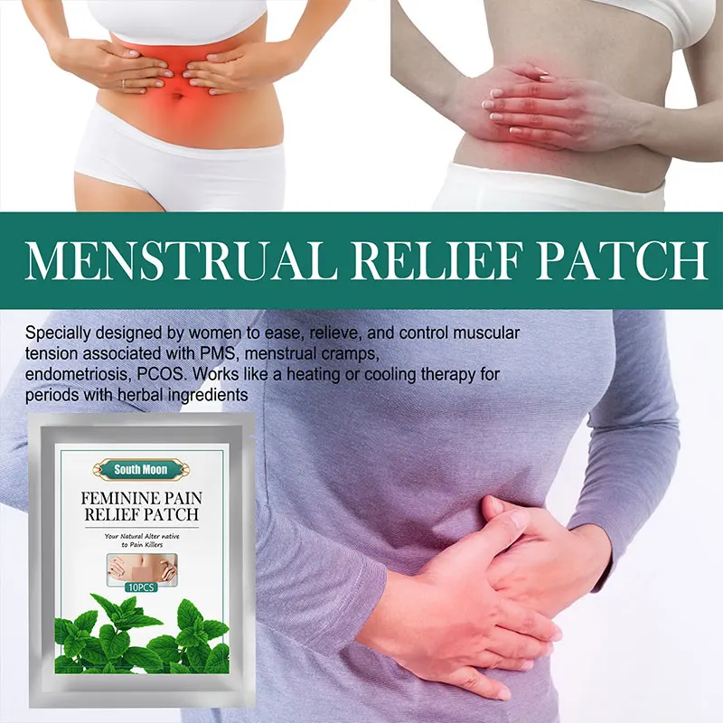 10/30Pc Women Period Pain Relief Heating Patch Dysmenorrhea Warming Medical Plaster Menstrual Cramp Menalgia Sticker Health Care