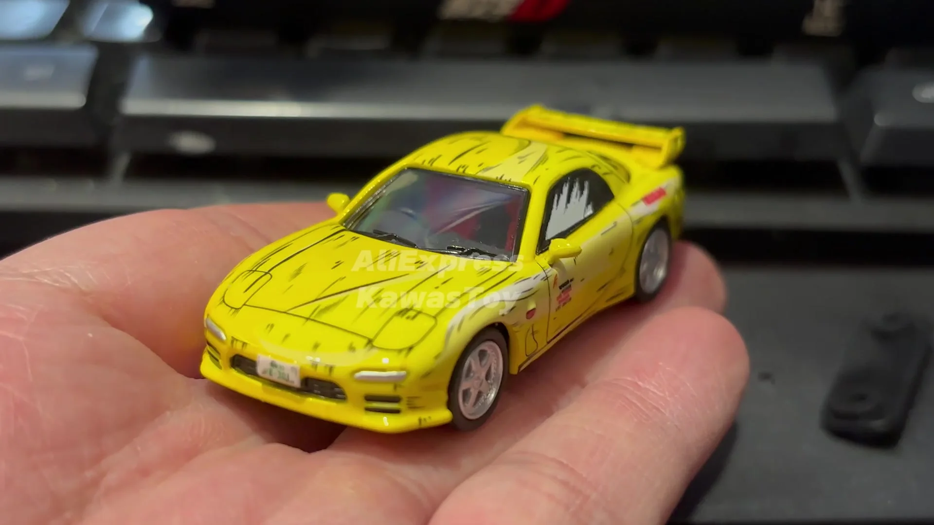 Time Model TM 1:64,頭文字D コミック版,限定版,Initial Dダイキャスト