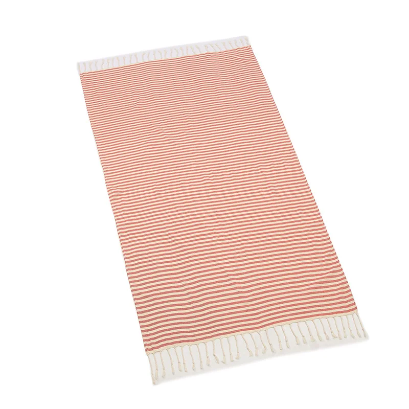 Luxury Striped Tassel Cotton Spa & Beach Towel