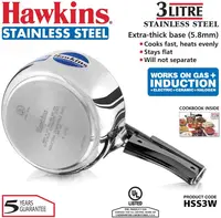 B60 Pressure Cooker, 3 L, Stainless Steel, Silver 2