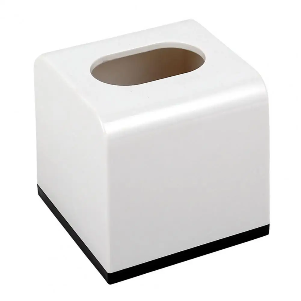 Functional Tissue Box Cover Decorative Cube Tissue Holder Dispenser with Capacity Durable Construction Solid for Easy for Home 4