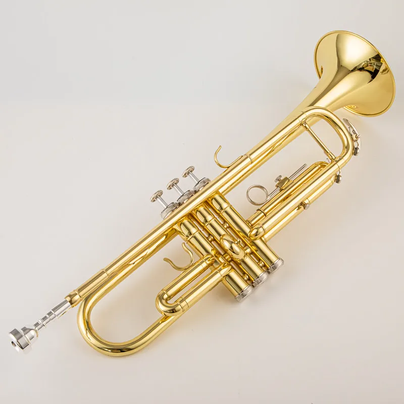4335 Bb Trumpet B Flat Brass Silver Plated Professional Trumpet Musical Instruments Made in Japan Leather Case