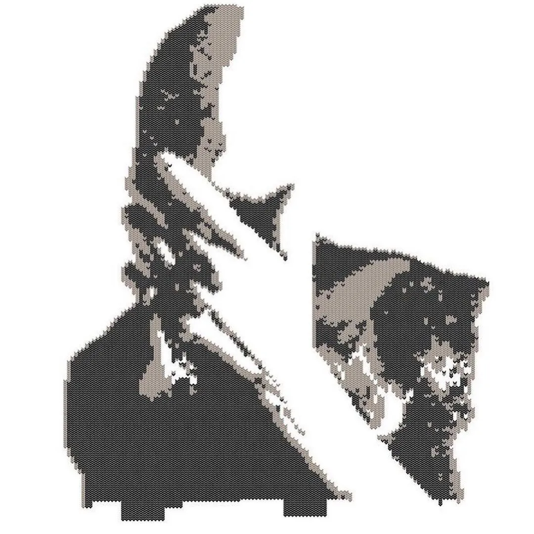 Рисунок 2 - Белый свитер, женский свободный