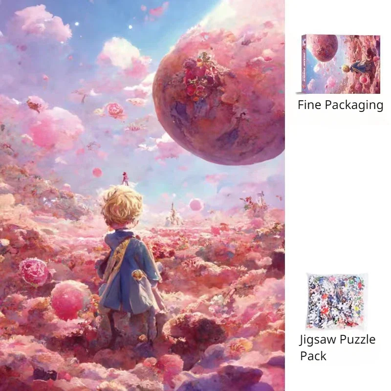 1000pcs Puzzle for Adult The Little Prince's Rose Planet High Difficulty Game Educational Toy Christmas Gift Decorative Painting 3