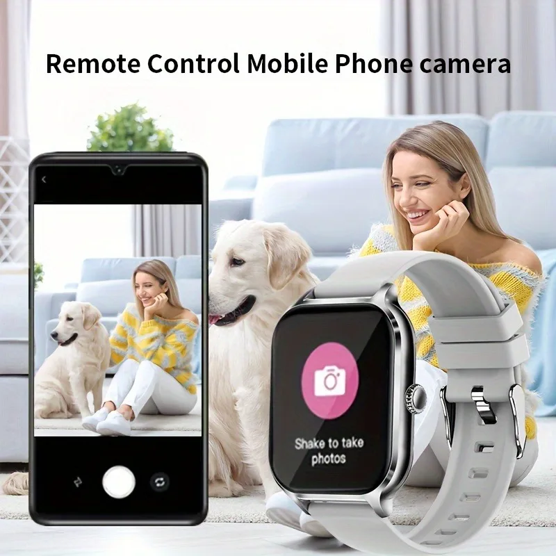 Smartwatch Für Damen Und Herren Mit Bluetooth Und Touchscreen_voghion.com