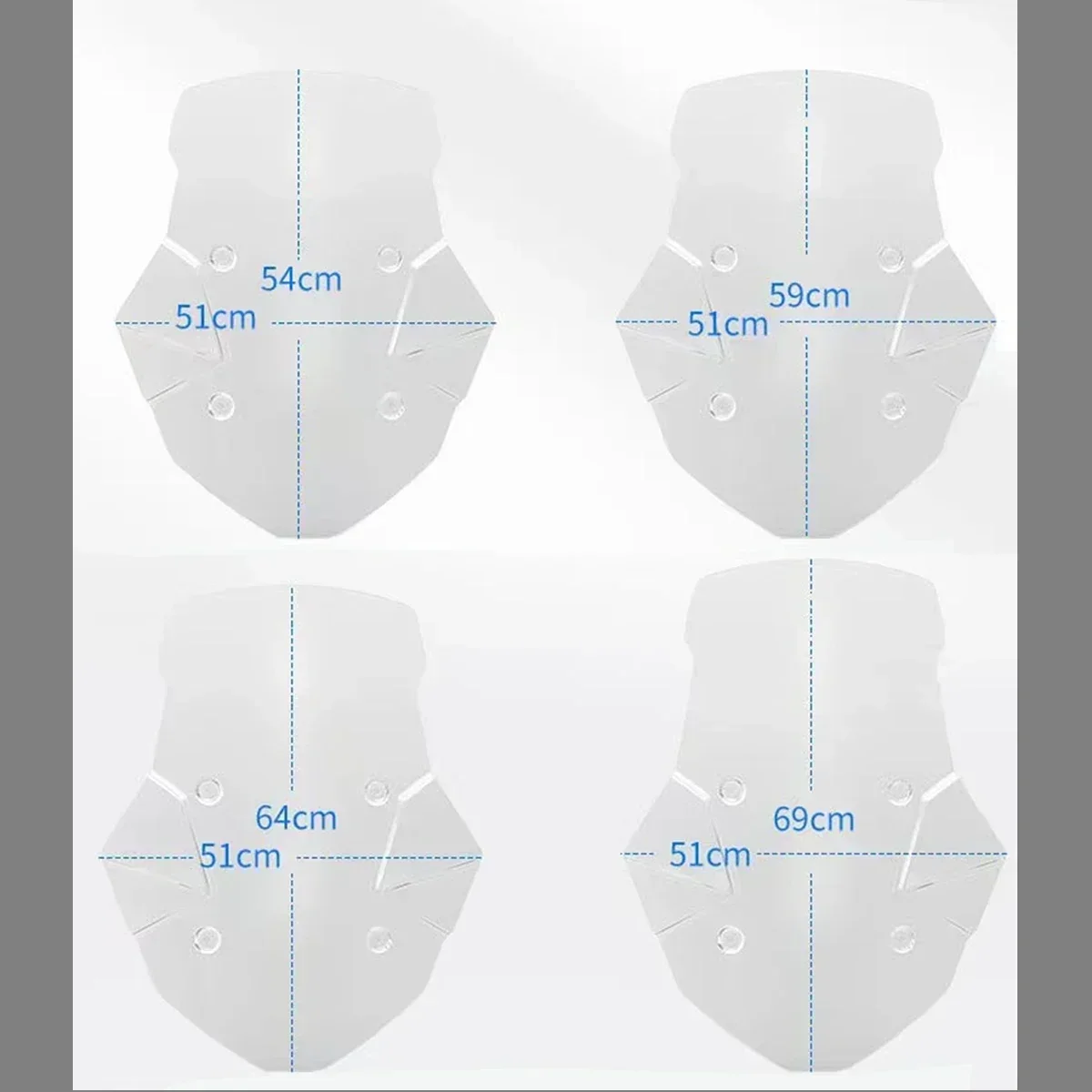 Suitable for CFMOTO 800MT MT800 CF800 modified windshield And Widened Plate Chest Protector And Rain Shield