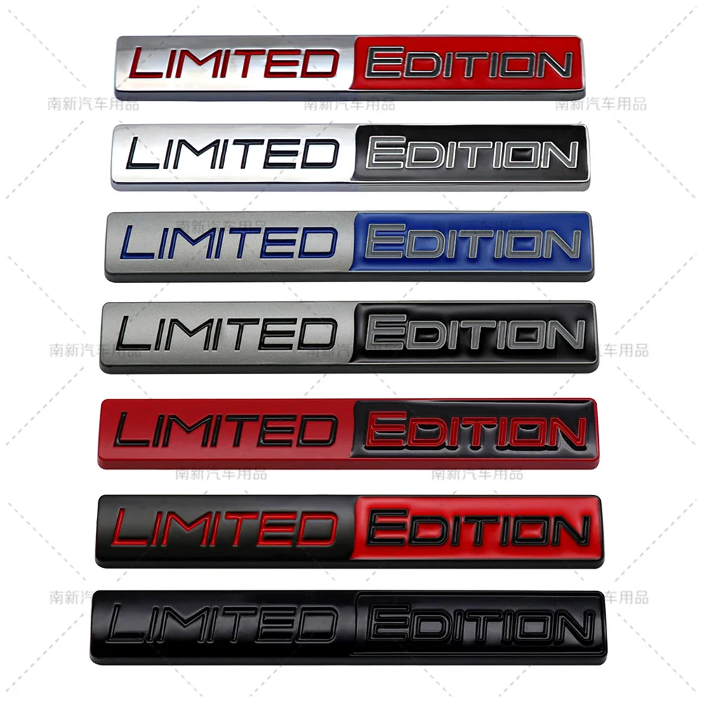 

Car Stickers Emblem Limited Edition Styling Badge Grill Decal Sticker Auto Door Bumper Trunk Body Side Decor Auto Accessories