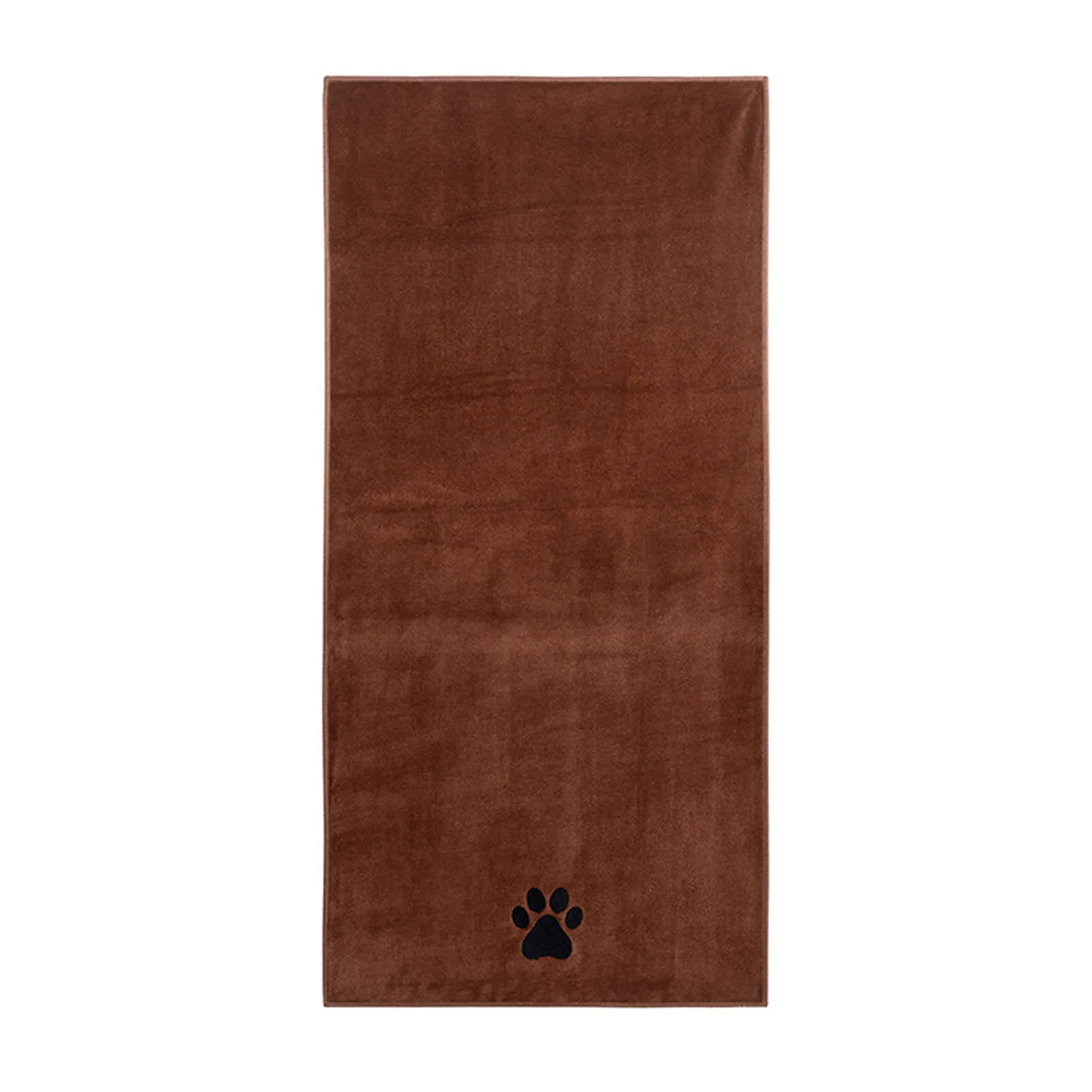 Plush Microfiber Embroidered Pet Towel - Ultra Soft & Absorbent Blanket