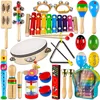 New Baby Percussion Instrument Education Creative Development Wooden Music Hand Kids Learning Montessori Toys Gift New 2
