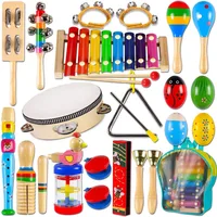 New Baby Percussion Instrument Education Creative Development Wooden Music Hand Kids Learning Montessori Toys Gift New 2