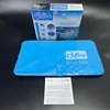 Comfortable Summer Ice Cold Pillow Cool Therapy Relax Muscle Help Sleeping Pad Mat Travel Pillows Neck Water Blue 3