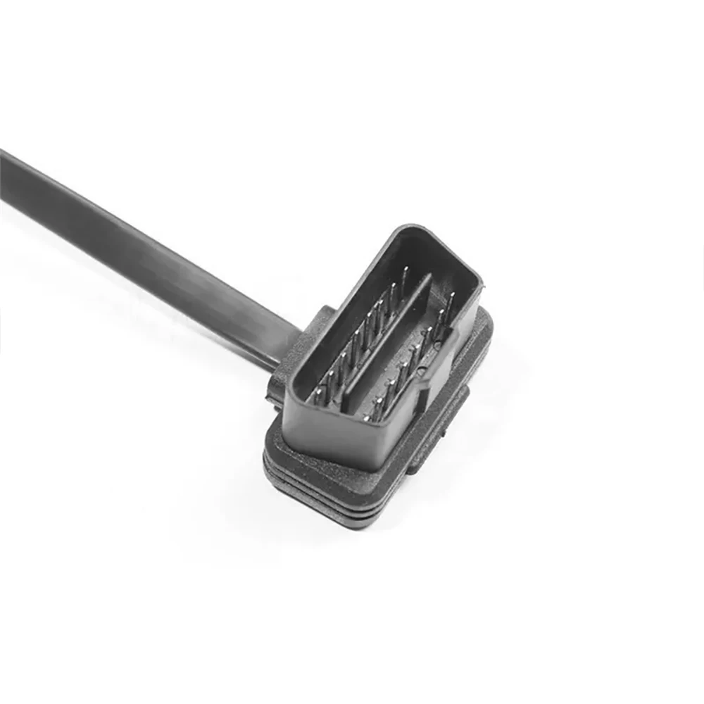 암수 직각 진단 익스텐션 케이블, 전원 스위치, OBD 스위치 케이블 진단 도구, OBD2, 60cm