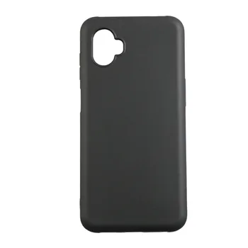Per Samsung Galaxy XCover 6 Pro 2 Custodia morbida per telefono in TPU per XCover6 Custodia protettiva in silicone con guscio trasparente nero satinato opaco