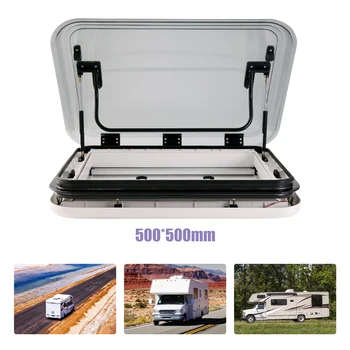 Skylight Roof Vent Hatch Large Caravan RV 3-Size with LED Light 500/700/800 x 500mm Cut Out for Camper Motorhome 1