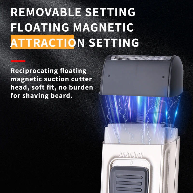 Kemei Mobile Electric Foil Head Shaver Mini Rechargeable Cordless Travel Razor Portable One Blade Wet Dry Men Shaving Machine 2