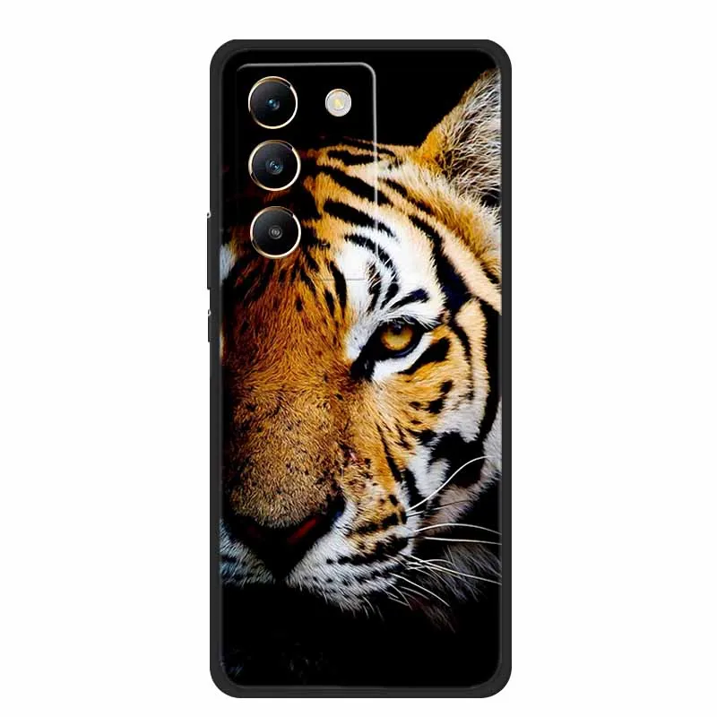 Black Silicone Soft Phone Case - Durable and Stylish Back Cover  Bag