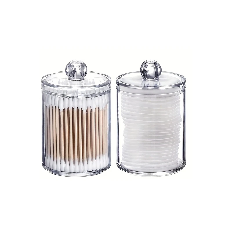 1/2/3 عبوة من حامل وسادة كرة أعواد قطنية بلاستيكية...