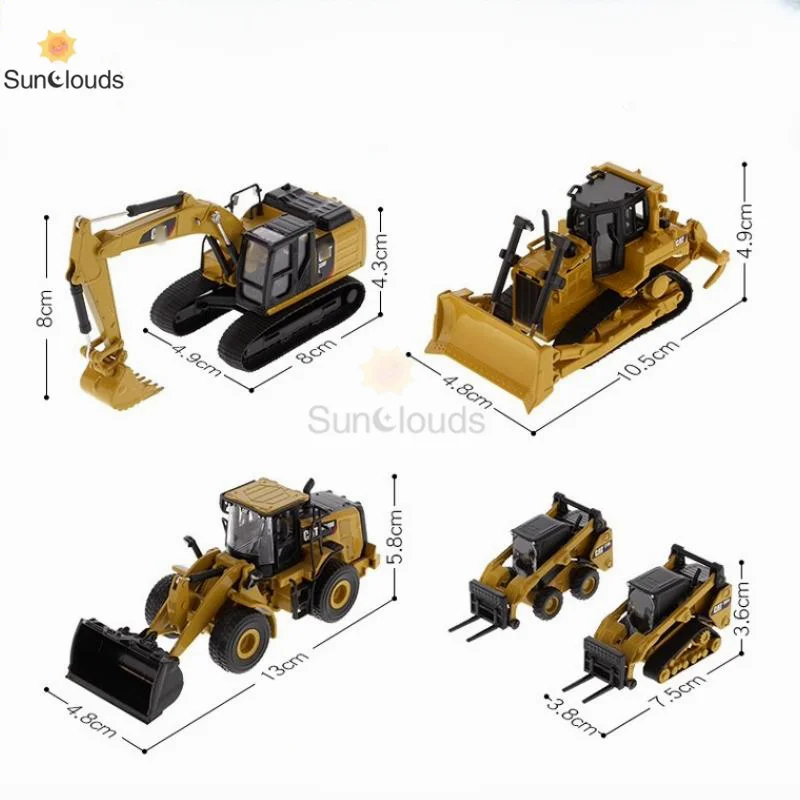 For CATERPILLAR Alloy Forklift Loader Excavator Model DM85607 DM85690 DM85608 DM85693 CAT D6R 320f 950m 272 292d2 1:64 Scale toy huina 1 50 car model loader miniature truck loader excavator dump caterpillar crawlers for kids boy metal diecasts toy vehicles