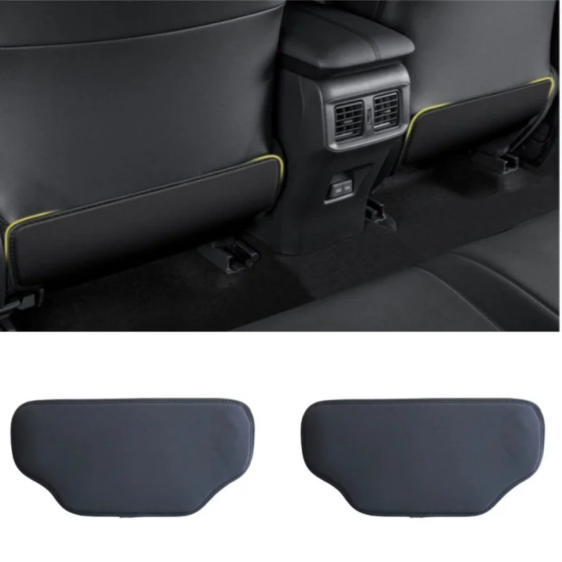 Premium Leather Car Seat Back Protector - Anti-Kick & Scratch-Resistant Mat