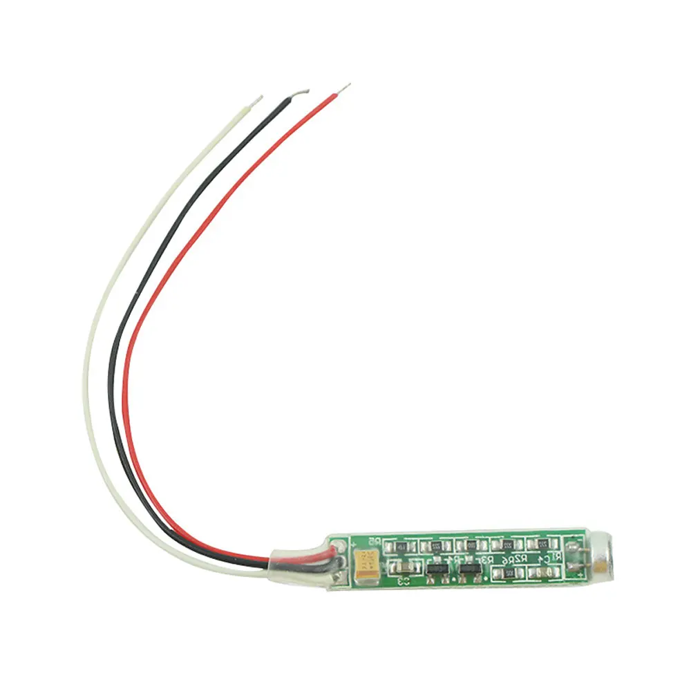 Output volume adjustable special MIC microphone module audio pickup adapter module HIFI microphone DC 6-12V for CCTV IP camera microphone sound monitor