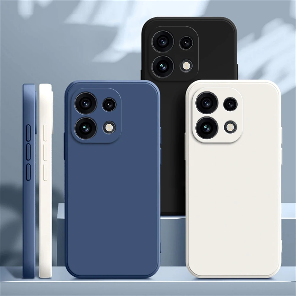 Sleek Liquid Silicone Phone Case - Original Square Design