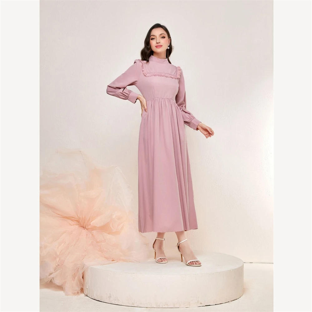 

Muslim Abaya Women Tassel Long Maxi Dress Dubai Turkey Kaftan Islamic Clothing Arabic Robe Casual Party Gown Vestido Eid Ramadan