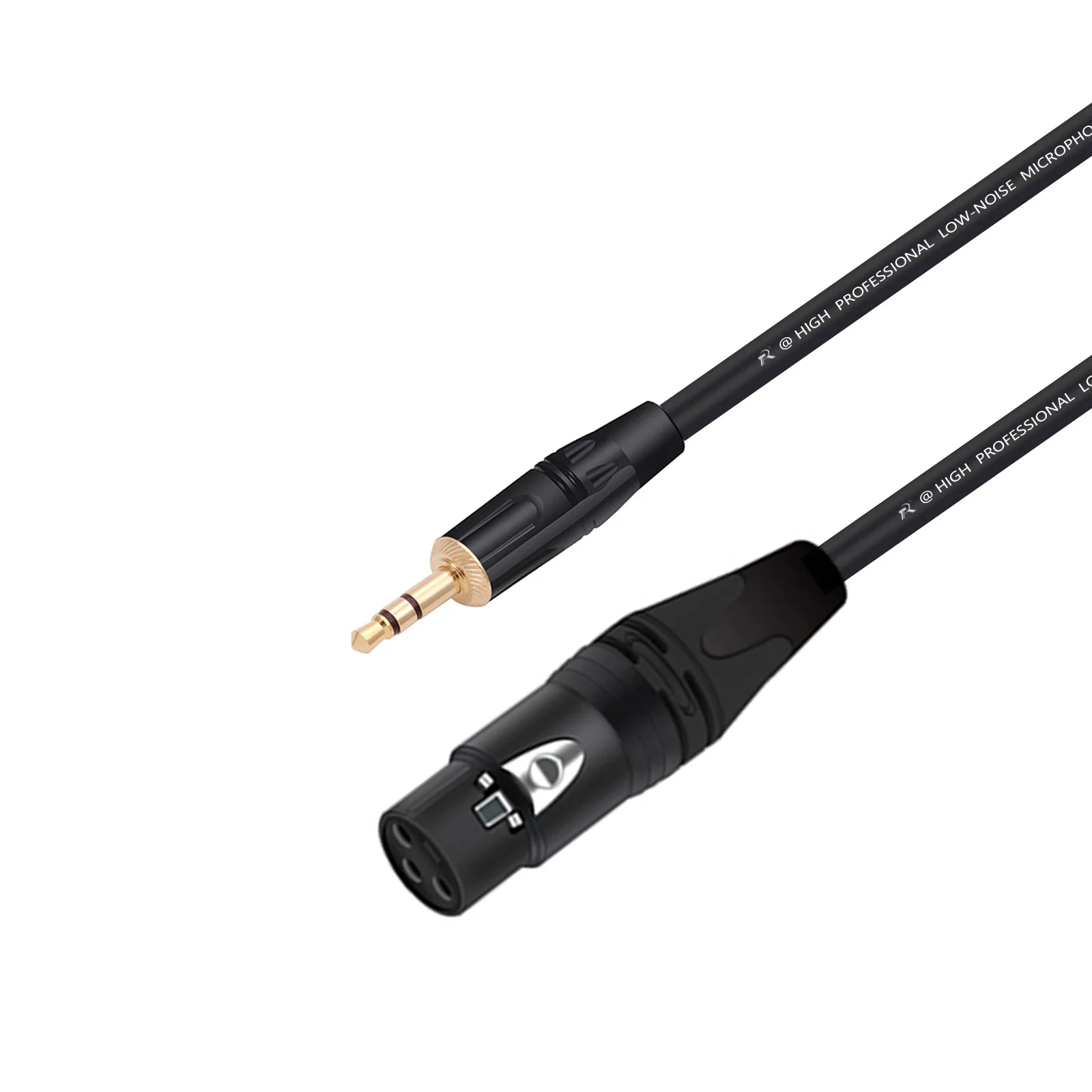 XLR 3Pin auf 3,5 mm Aux Audio-Verlängerungskabel, 1/8 Zoll Mini-Stereo-Buchse auf XLR-Stecker/Buchse, Mikrofon-Konverterkabel für PC-Telefone, Verstärker – Detail 3