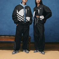 Adidas véritable trois rayures unisexe rétro col montant veste JL8380 3