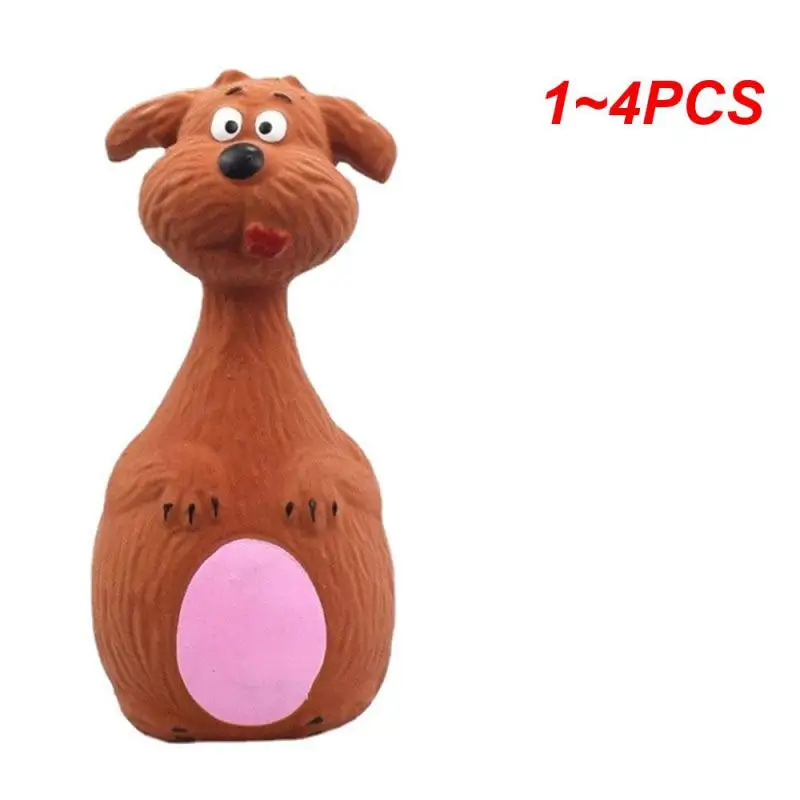 

1~4PCS Interactive Toy Elephan Cow Animal Chew Sound Squeaky Pet Rubber Vocal Toys Dog Supplies Latex Dog Toys Fashionable Latex