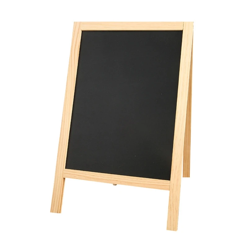 Effectief vleugel Egomania Mini houten krijtbord dubbel ezel bericht schoolbord bord bord display  staand decor| | - AliExpress