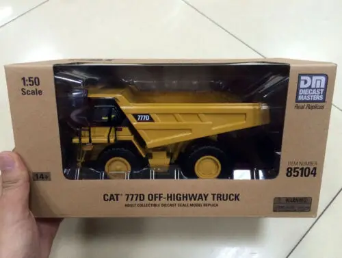 Cat 777D Off-Highway 1/50 Scale Metal Construction Vehicles Model Truck By DieCast Masters 85104