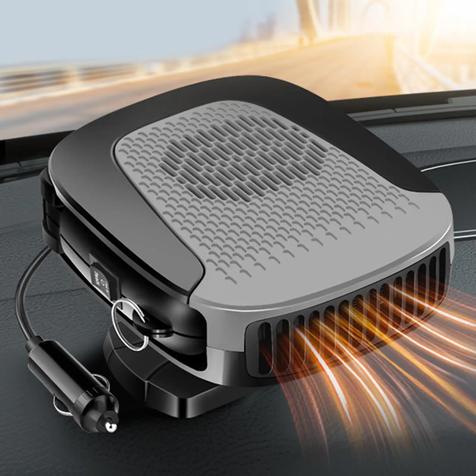 

Car Vehicle Electric Auto Fan 12V Air Purify Function Durable