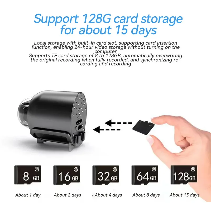 Description Picture 4 of itemMini WiFi Camera Indoor Safety Security Surveillance Baby Monitor Night Vision Camcorder IP Cam Audio Video Recorder