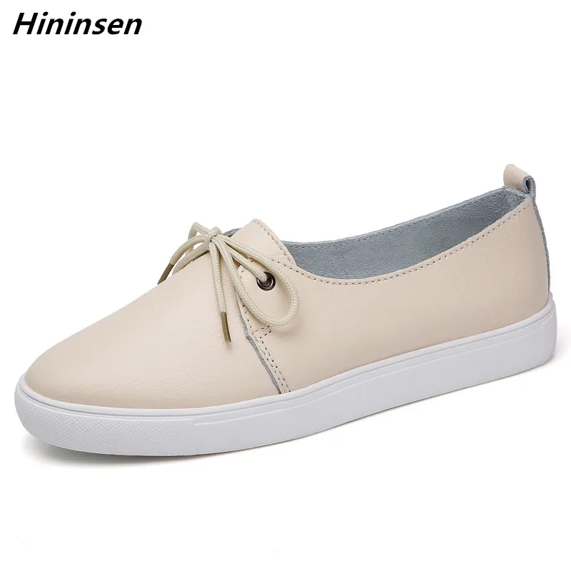 

2023 New Women Flats Ballet Shoes Woman Cut Out Leather Breathable Moccasins Women Boat Shoes Ballerina Ladies Casual Shoes Plus