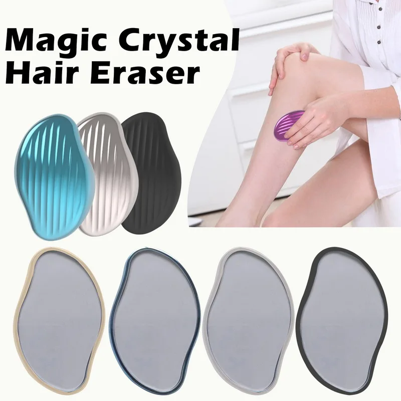 Tanio Fizyczne usuwanie włosów Crystal bezbolesne bezpieczne depilator łatwe czyszczenie