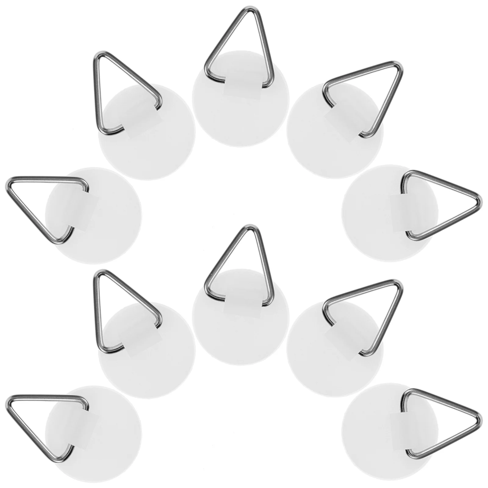 

Invisible Sticky Board Hook Plate Hangers for The Wall Mounted Adhesive Hanging Holder Plastic
