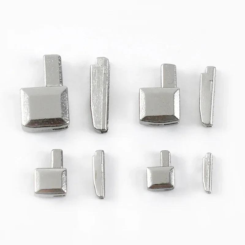 6 12Sets Metal Zipper Latch Slider Retainer 3 Color Insertion Pin Zipper Bottom