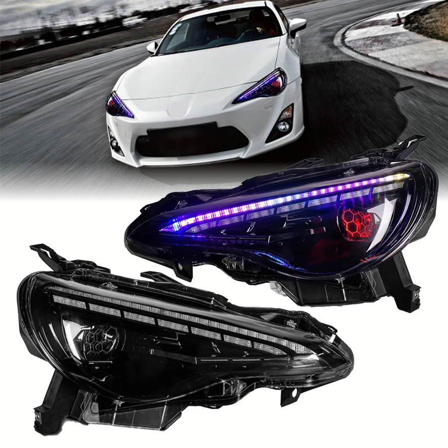

HOSI Rear Led car lights for toyota gt86 headlamp moving signal lamp 2013-2019