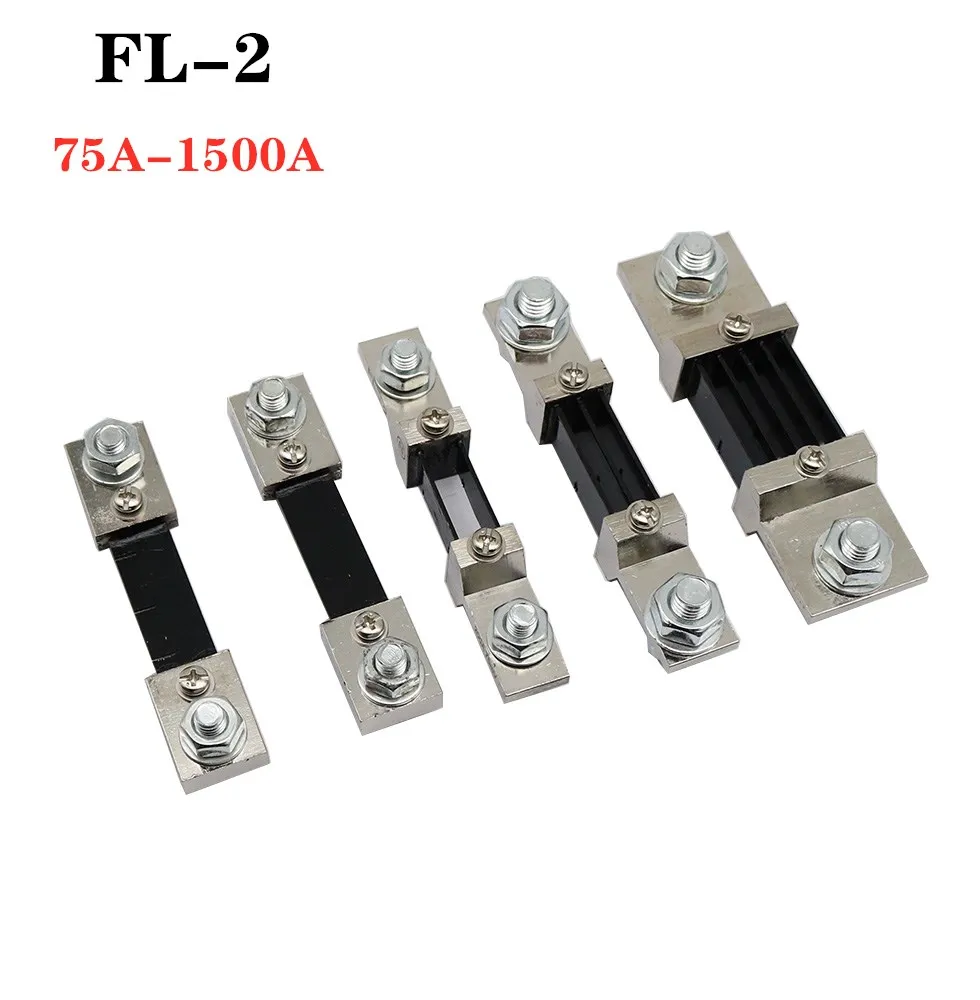 

FL-2 Type Economic 10A 15A 20A 30A 40A 50A 75A 100A 75mV 200A 500A 750A 1000A 75mV Manganin Copper DC Current Shunt Resistor