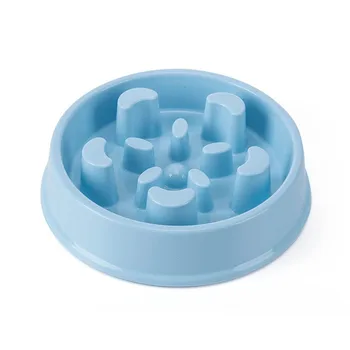 Slow Feeder Dog Bowls Dishes Bloat Stop Puppy Food Water Bowl for Dog Cat Non Slip Slow Eating Puzzle Maze Fun Pet Feeding Bowl 5