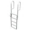 Aluminum Dock Ladder 5-Step Sliding Design Sturdy Construction Easy Assembly 5